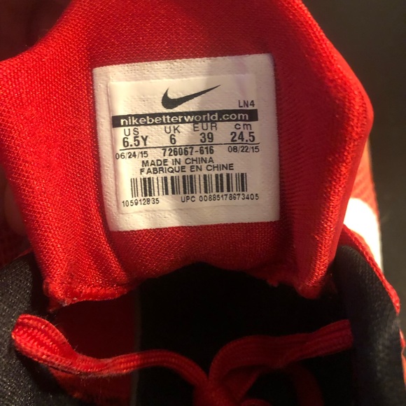~SOLD~ Kobe 10 GS “Bright Crimson”, 6.5Y (6.5M/8W) - Picture 7 of 8